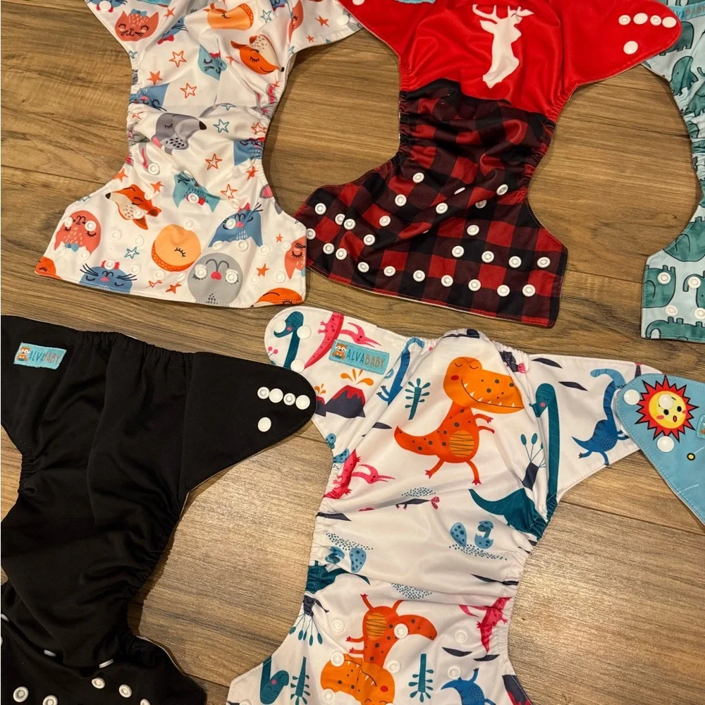Alva baby cloth diapers pocket inserts